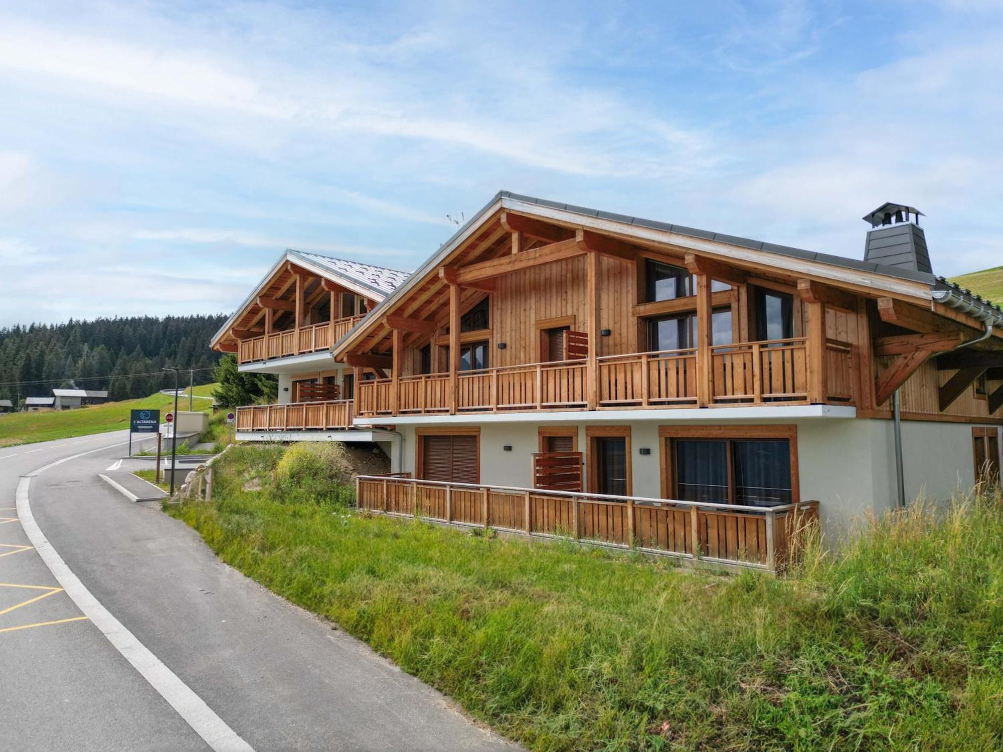 Terresens - L'Altarena Aparthotel Les Saisies Bagian luar foto